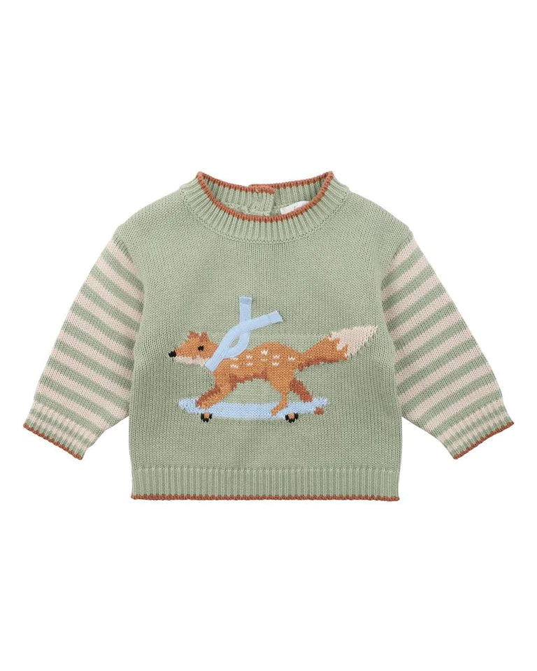 NEVADA SKATING FOX KNITTED JUMPER