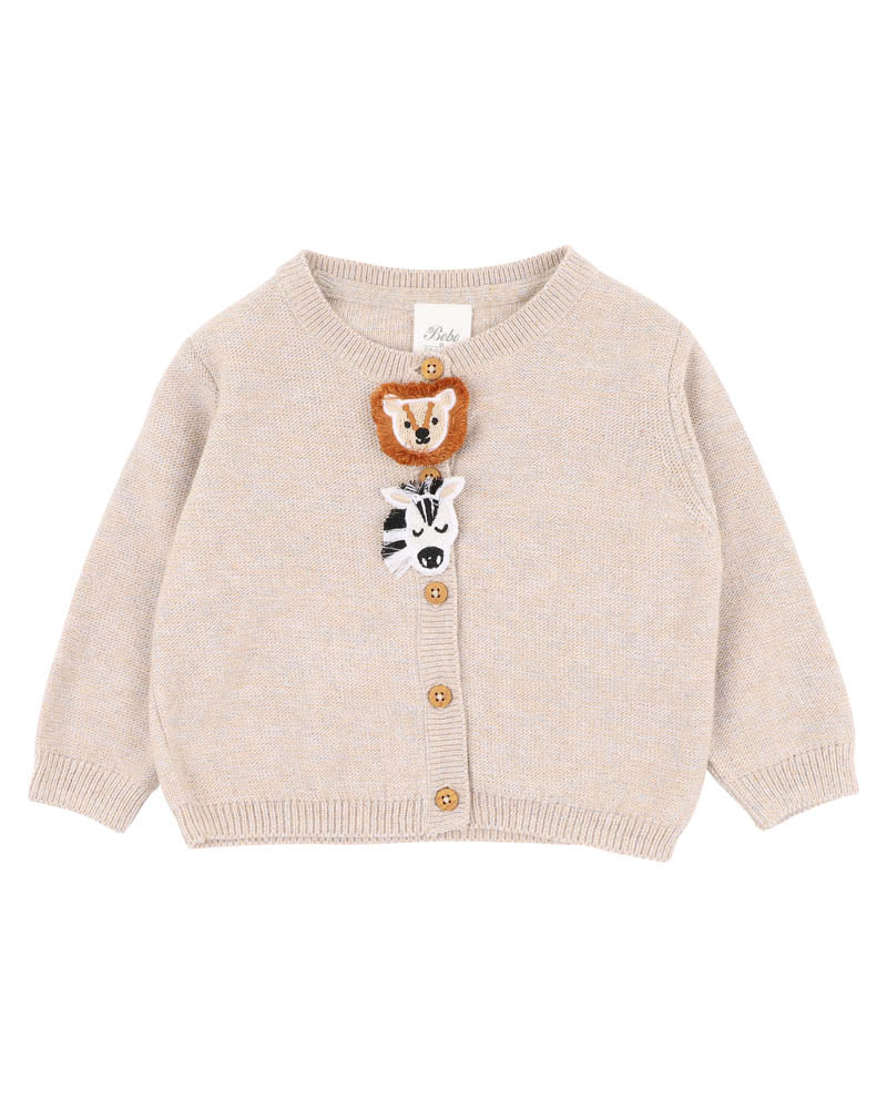 BILLIE ORGANIC NOVELTY CARDIGAN