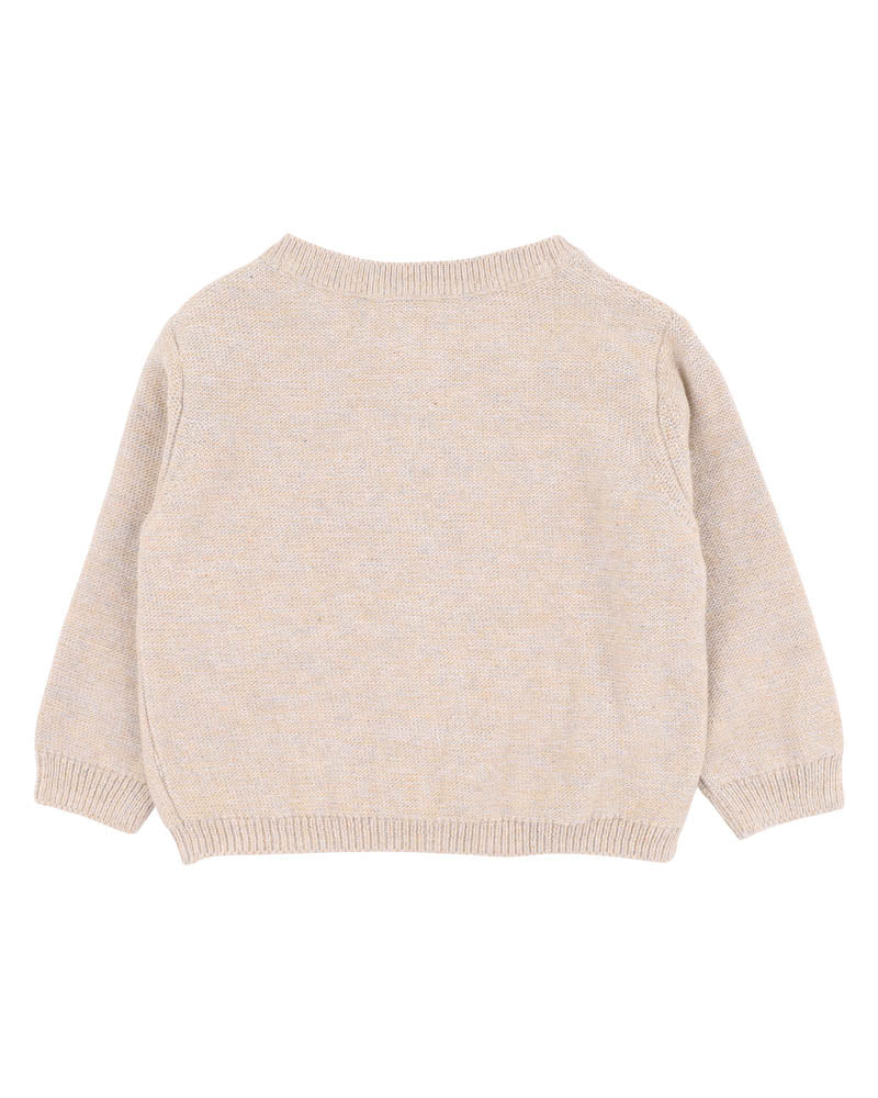 BILLIE ORGANIC NOVELTY CARDIGAN