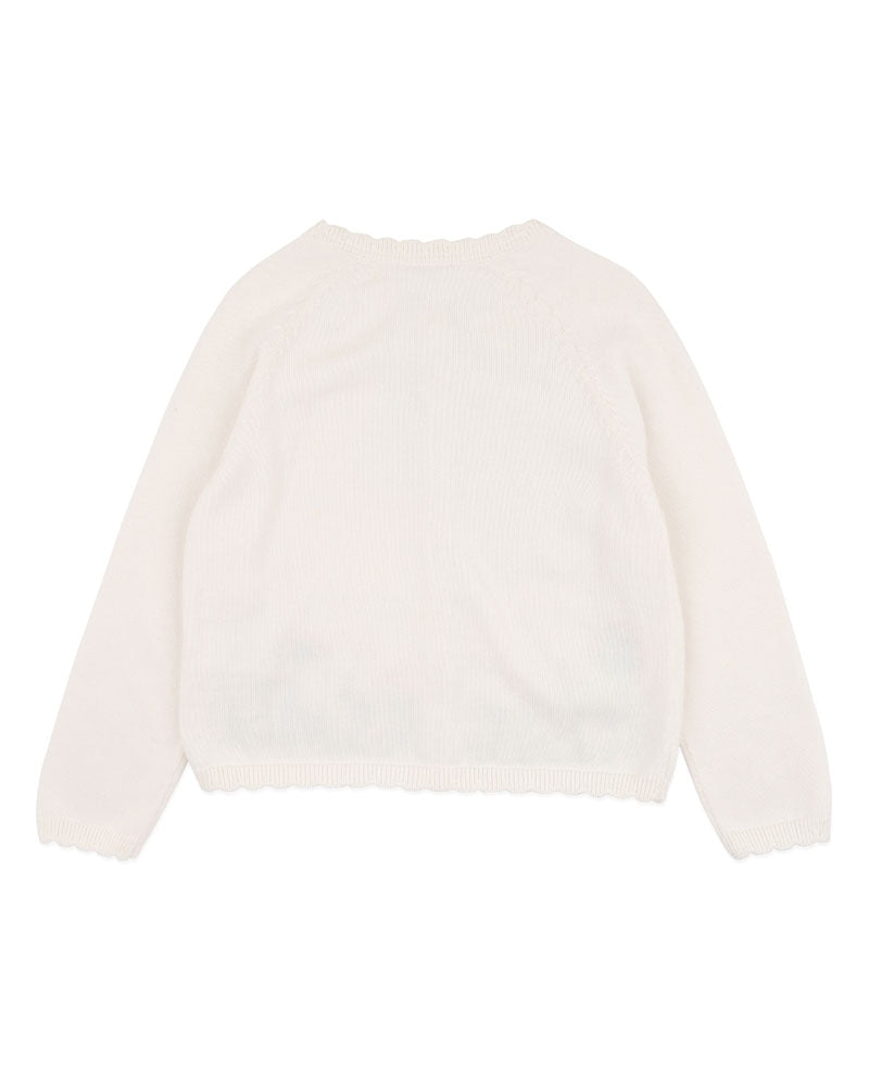BONNIE ORGANIC HAND EMBROIDERED CARDIGAN 3-7 YRS