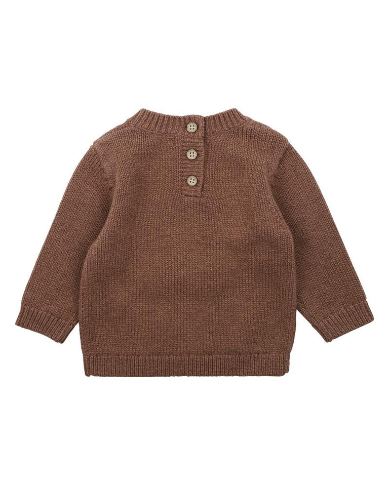 MYLES BEAVER KNITTED JUMPER