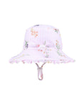 Load image into Gallery viewer, MYRA PRINT SWIM HAT WITH QUICK RELEASE NECK TIE

