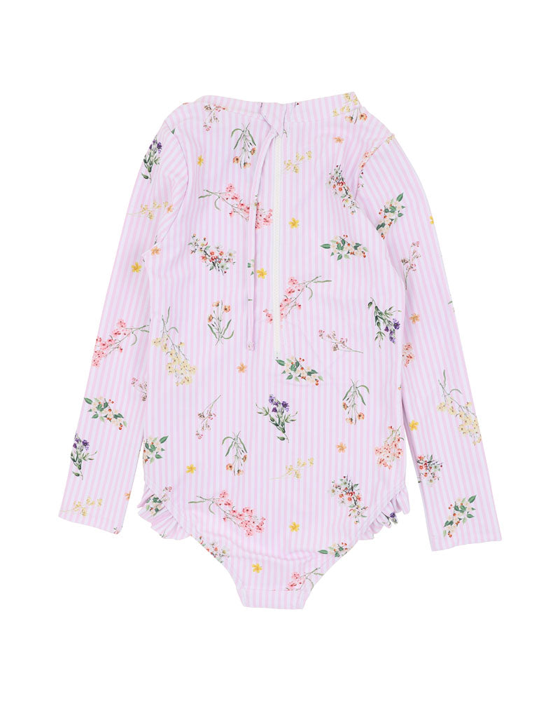 MYRA PRINT LS SUNSUIT 3-10 YRS