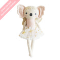 Load image into Gallery viewer, Mini Koala Dress Up 28cm Ivory Gold
