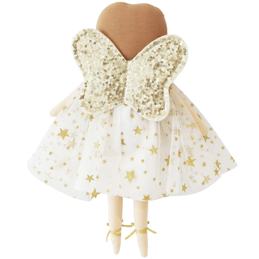 Holly Fairy 40cm Ivory Gold