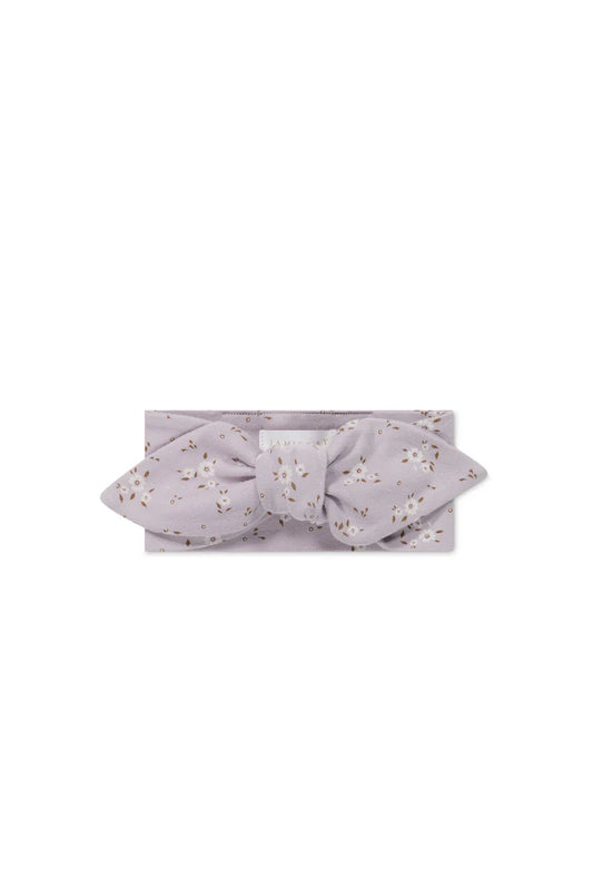 Organic Cotton Headband - Lulu Bloom Iris