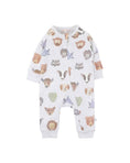 Load image into Gallery viewer, WILDLINGS PRINT LONG SLEEVE ZIPSUIT
