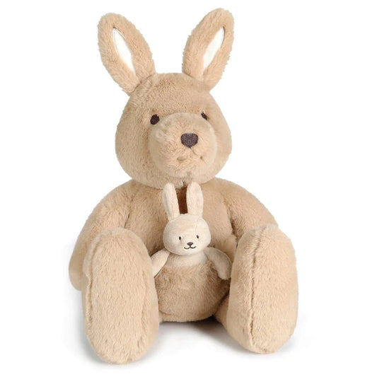 Kip Kangaroo (Angora) Soft Toy 17"/43cm