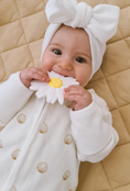 Load image into Gallery viewer, Silicone Teether - Milk Daisy
