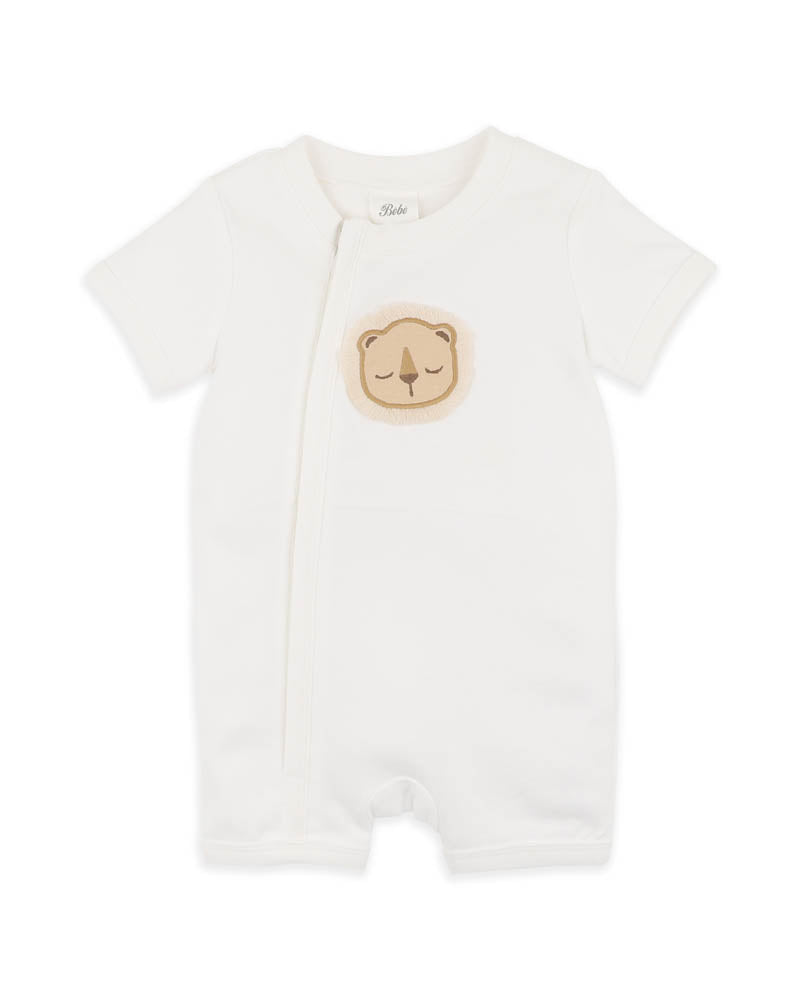 BILLIE LION ORGANIC SS ZIPSUIT