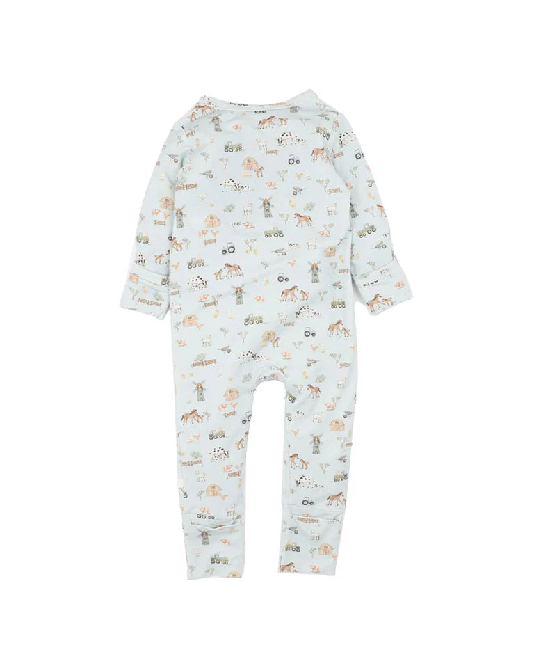 FARM ECOCOSY LS ZIPSUIT