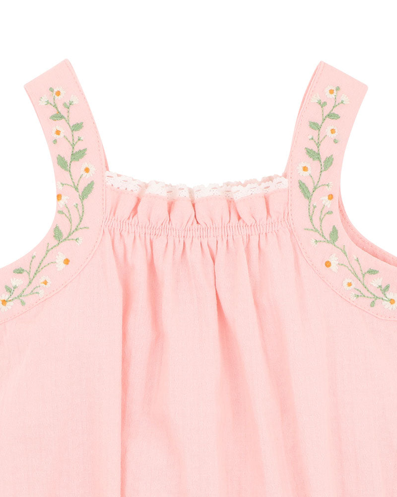 TESS EMBROIDERED STRAP BODYSUIT