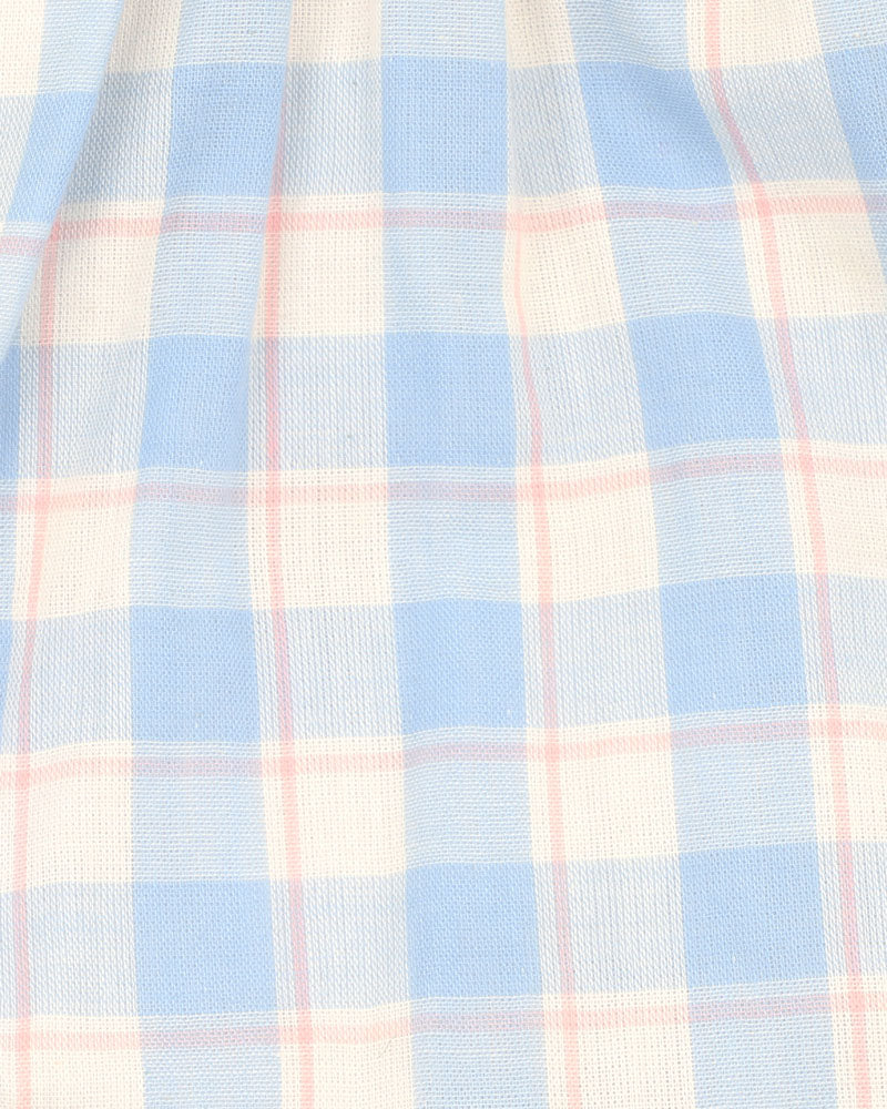 BONNIE CHECK ORGANIC BODYSUIT