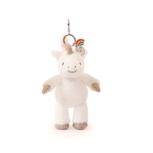 Misty Unicorn Bag Charm (Vegan Angora) 7"/ 18 cm