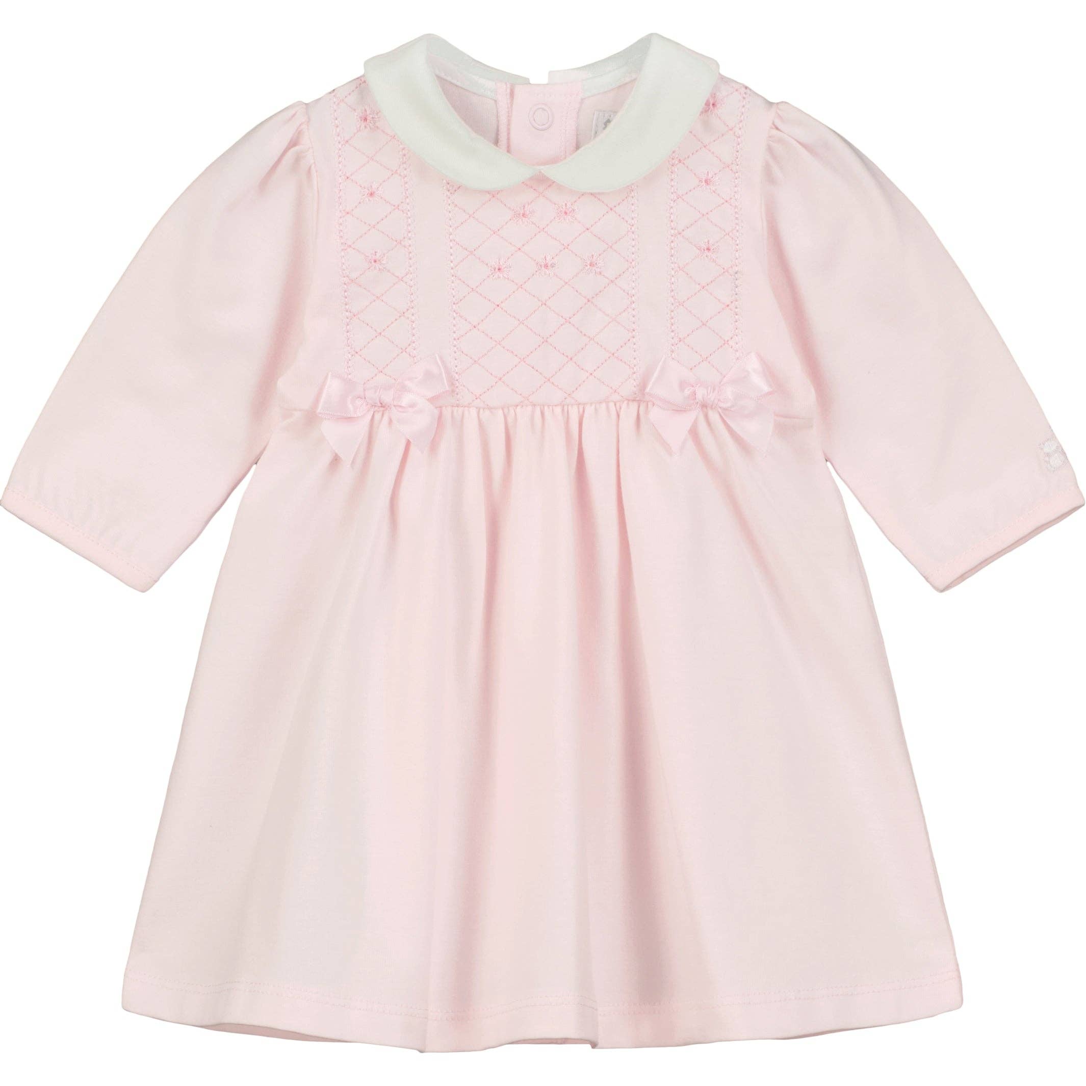 Elke Pink Baby Girl Dress & Tights