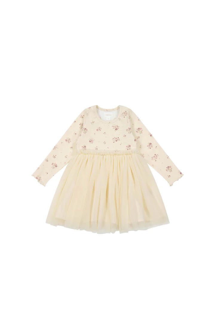 Anna Tulle Dress - Lauren Floral Tofu - Mimi et Lion