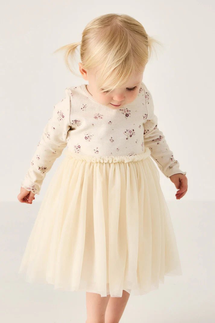 Anna Tulle Dress - Lauren Floral Tofu - Mimi et Lion