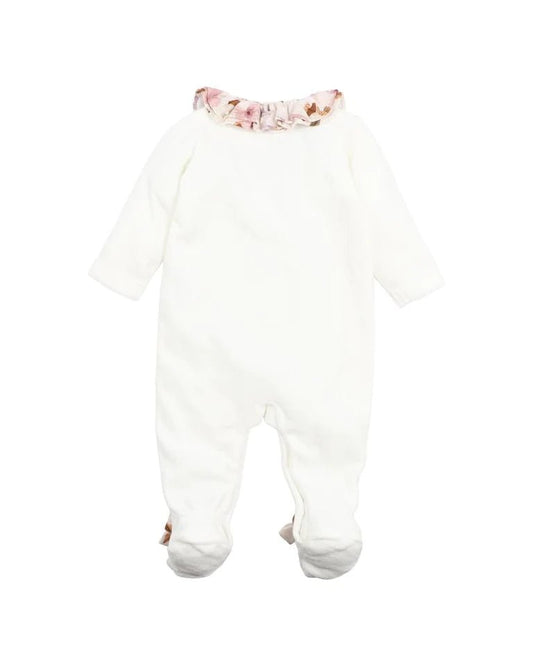 AUBREY VELOUR LS ONESIE - Mimi et Lion