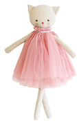 Load image into Gallery viewer, Aurelie Linen Cat Doll 48cm Blush - Mimi et Lion
