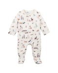 Load image into Gallery viewer, AUSTIN PRINT LS ZIP ONESIE - Mimi et Lion
