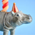 Load image into Gallery viewer, Hippo Cake Topper
