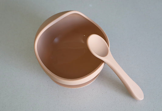 Peach Perfect - Bowl & Spoon by Mimi et Lion