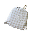 Load image into Gallery viewer, Mini & Me Cot Sheet Nude Gingham
