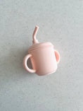 Load image into Gallery viewer, Mini & Me Transitional Straw Sippy Cup Marshmallow
