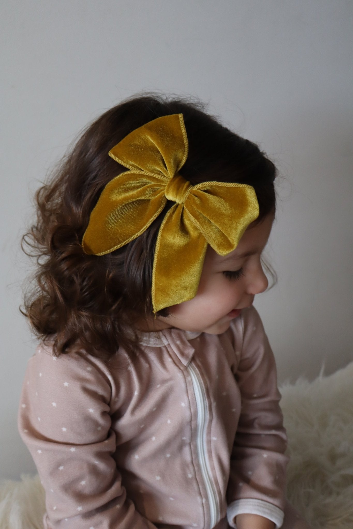 Betty Bow Hair Clip - Aqua - Mimi et Lion