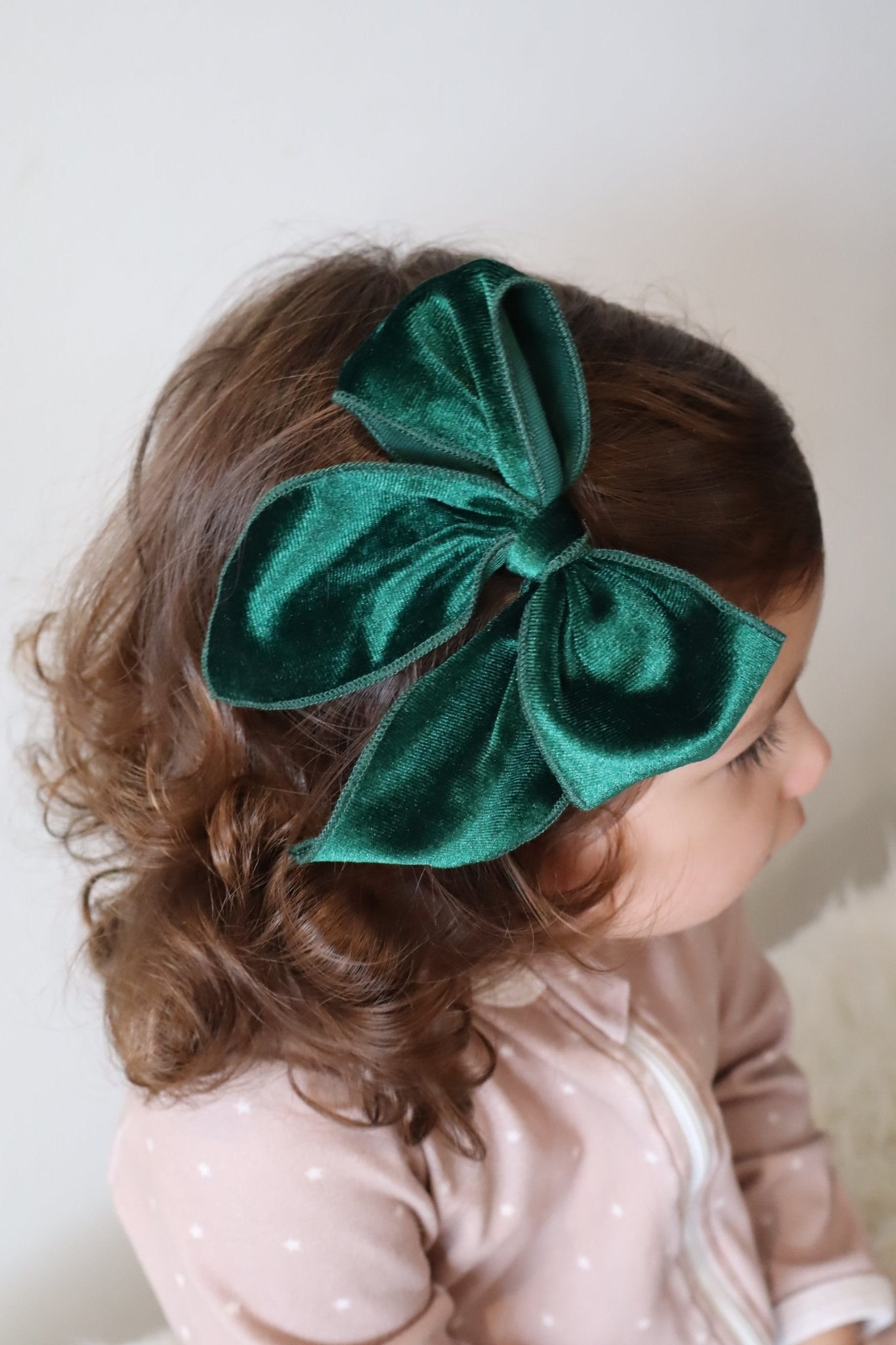 Betty Bow Hair Clip - Aqua - Mimi et Lion