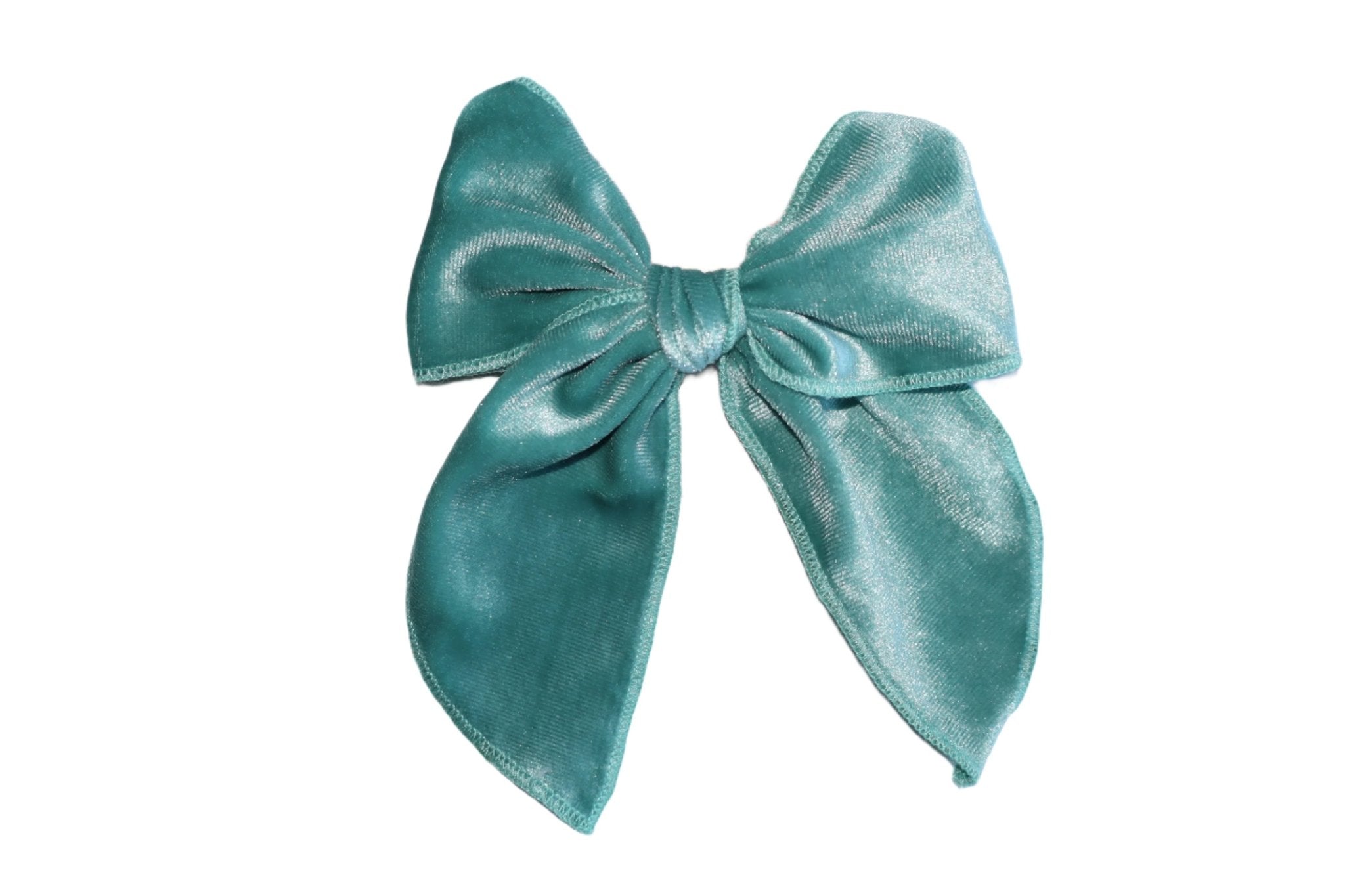 Betty Bow Hair Clip - Aqua - Mimi et Lion