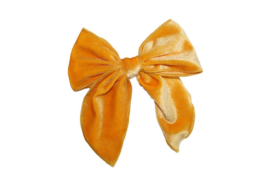 Betty Bow Hair Clip - Marigold - Mimi et Lion