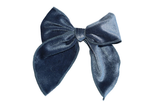 Betty Bow Hair Clip - Royal Blue - Mimi et Lion