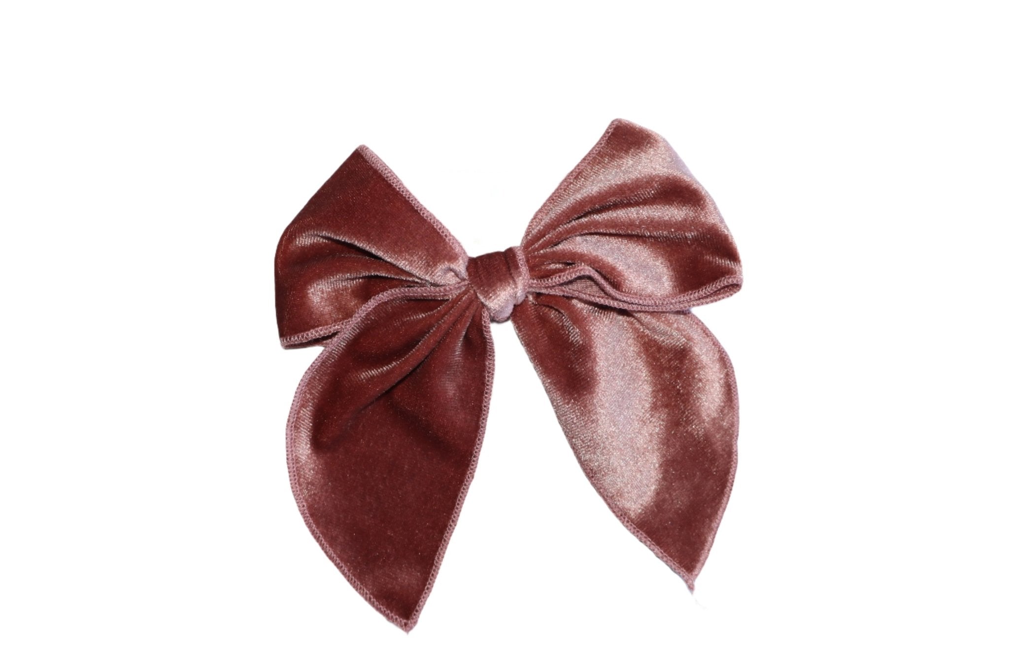 Betty Bow Hair Clip - Velvet Strawberry - Mimi et Lion