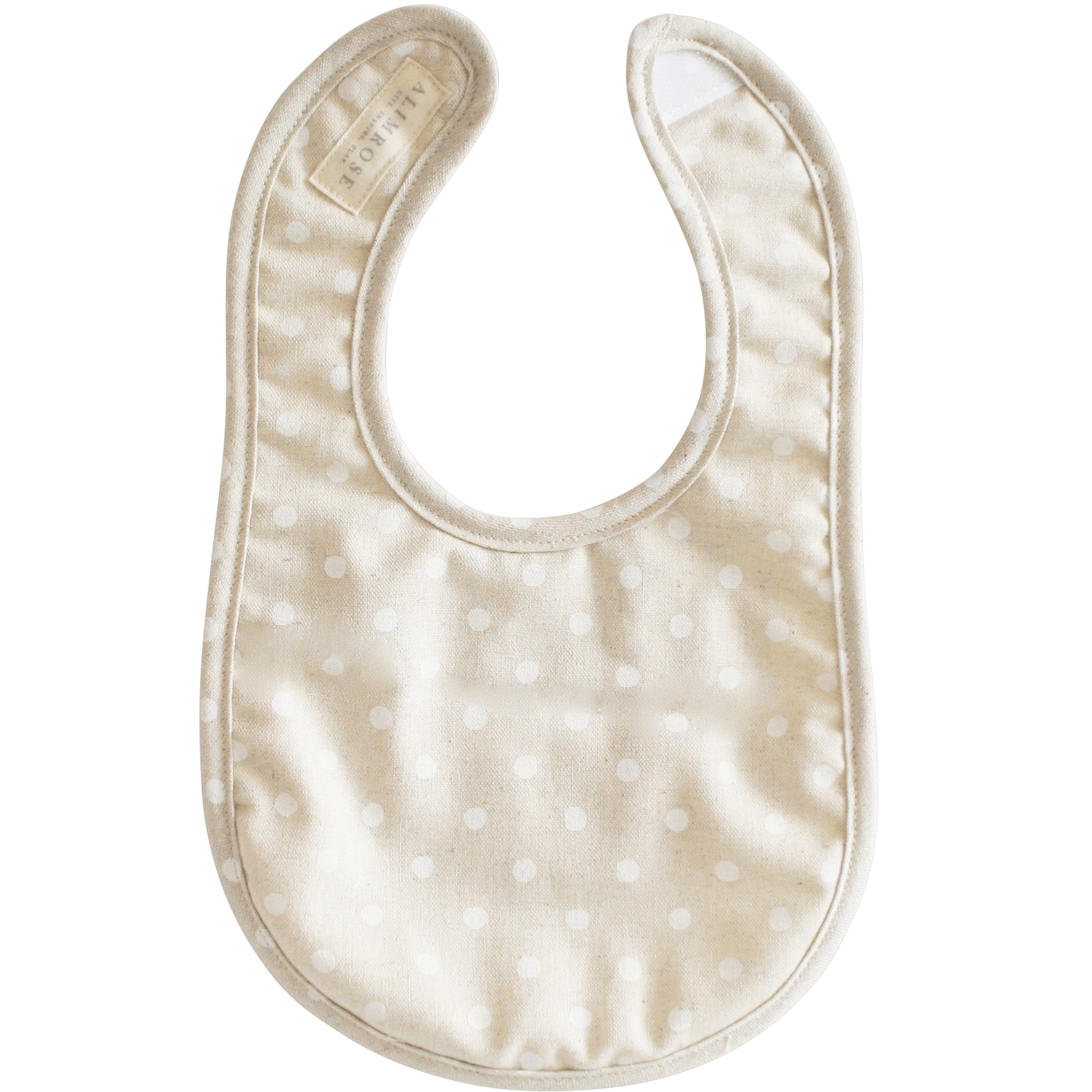 Bib - Linen White Spot - Mimi et Lion