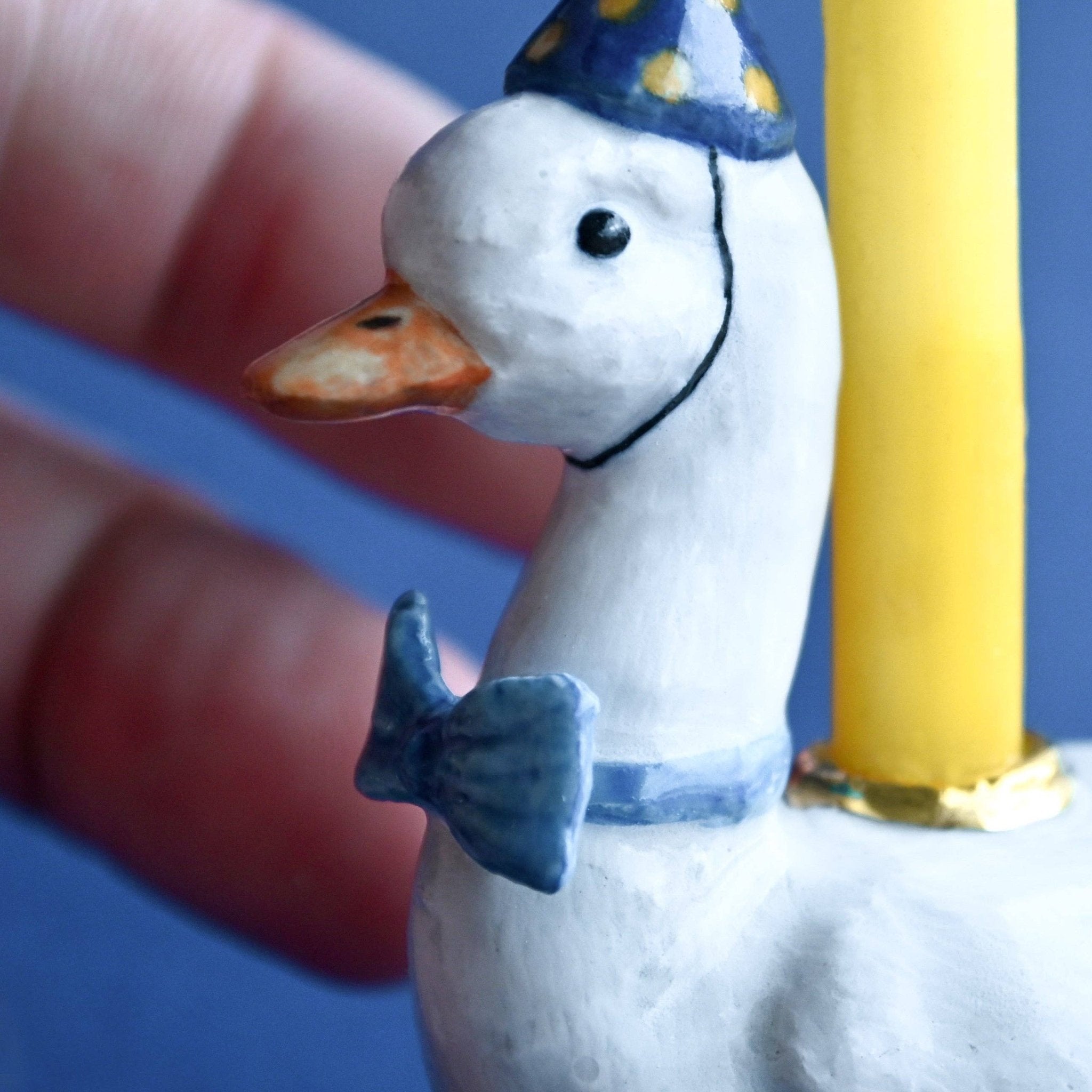 Blue Goose Cake Topper - Mimi et Lion