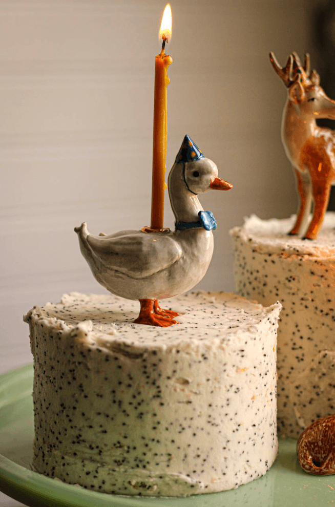 Blue Goose Cake Topper - Mimi et Lion