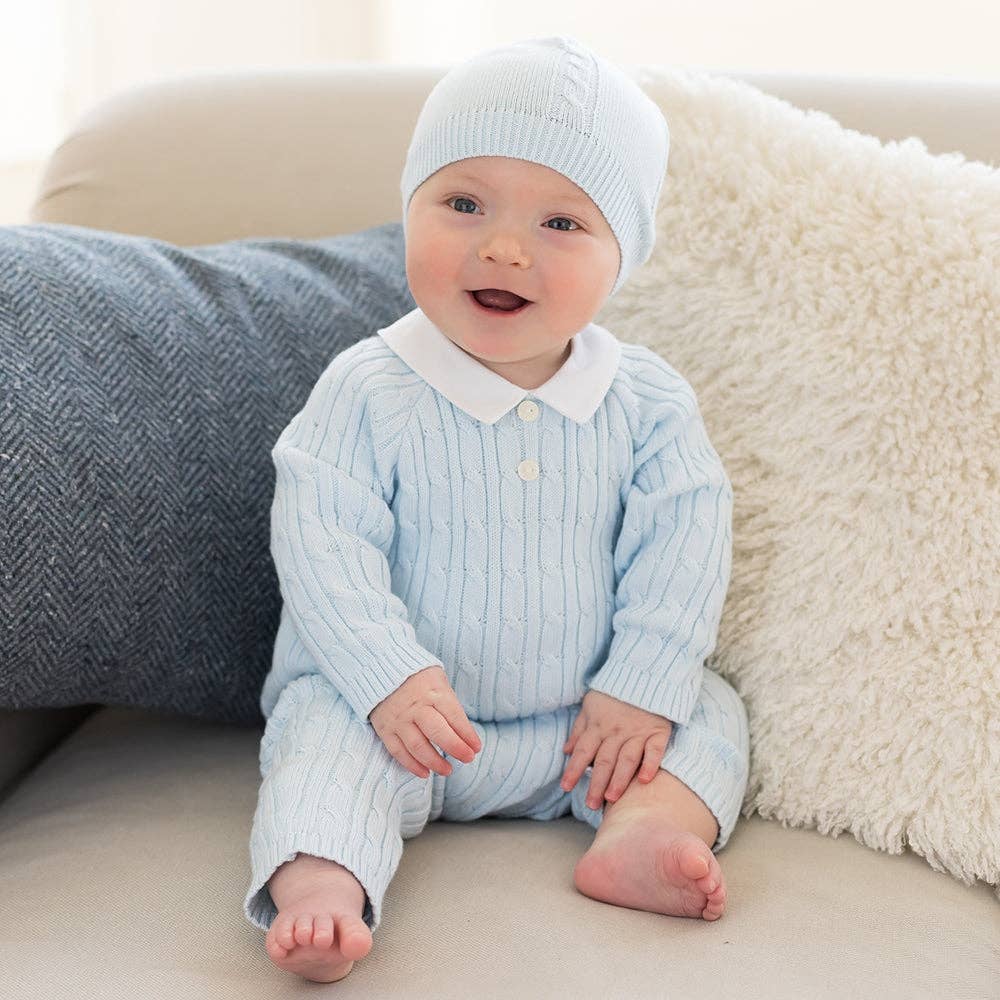 Ronnie Knit Boys All in One & Hat Set