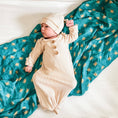 Load image into Gallery viewer, Guadalupe Stars Mantle - Catholic Baby Muslin Blanket Swaddle
