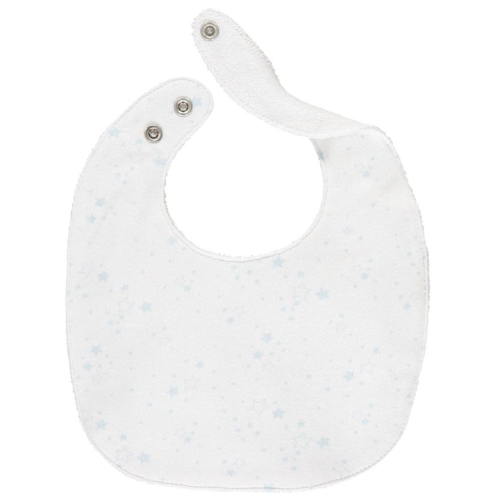 Trenton Blue Star Print Bib Gift Set