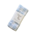 Load image into Gallery viewer, Mini & Me Bamboo Muslin Wrap Blue Gingham
