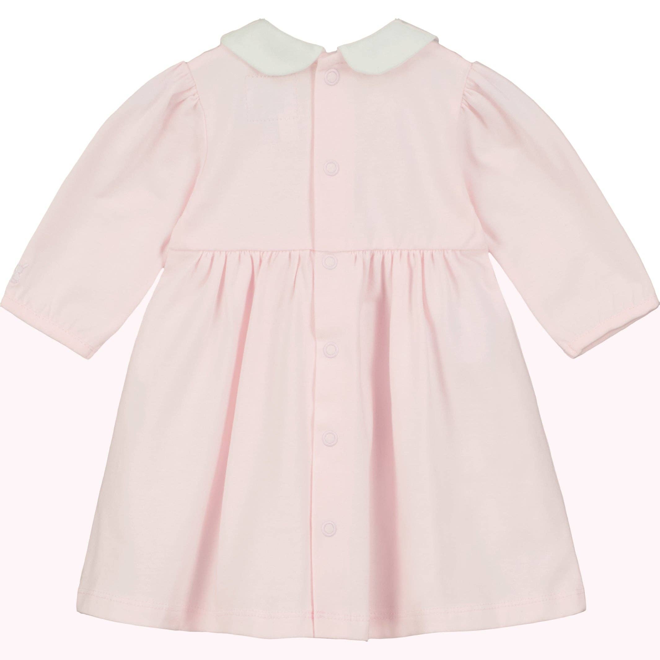 Elke Pink Baby Girl Dress & Tights