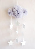 Load image into Gallery viewer, Tulle Cloud Mobile - Mist & Silver
