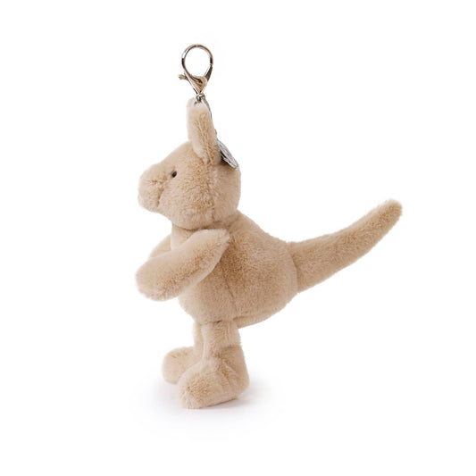 Kip Kangaroo Bag Charm (Vegan Angora) 7"/ 18 cm - Mimi et Lion