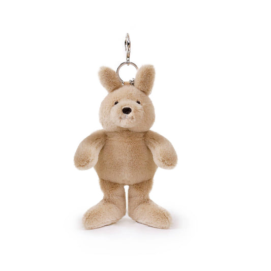 Kip Kangaroo Bag Charm (Vegan Angora) 7"/ 18 cm - Mimi et Lion