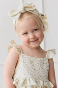 Load image into Gallery viewer, Organic Cotton Headband - Dainty Egret Blues - Mimi et Lion
