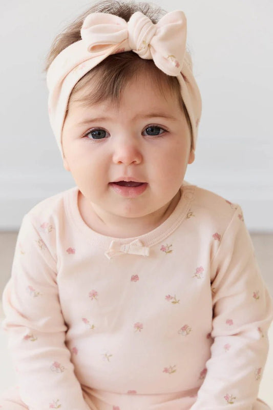 Organic Cotton Headband - Meredith Morganite - Mimi et Lion