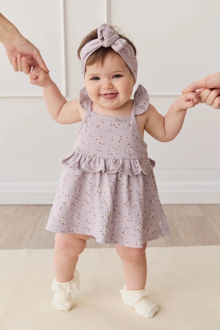 Organic Cotton Kaia Top - Lulu Bloom Iris - Mimi et Lion