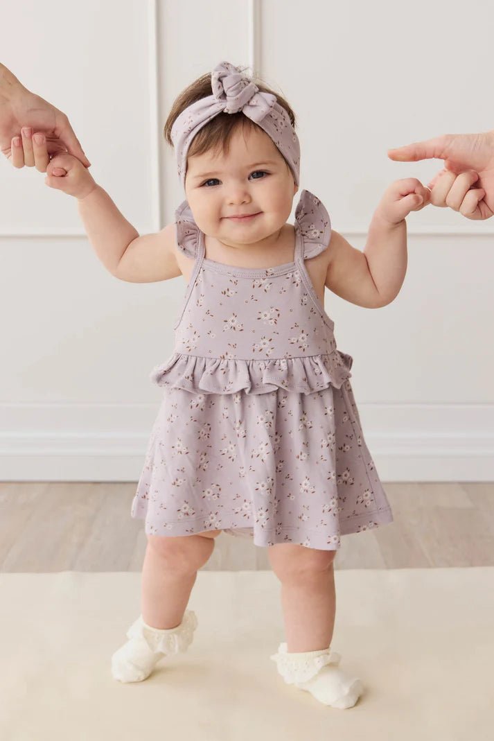 Organic Cotton Kaia Top - Lulu Bloom Iris - Mimi et Lion