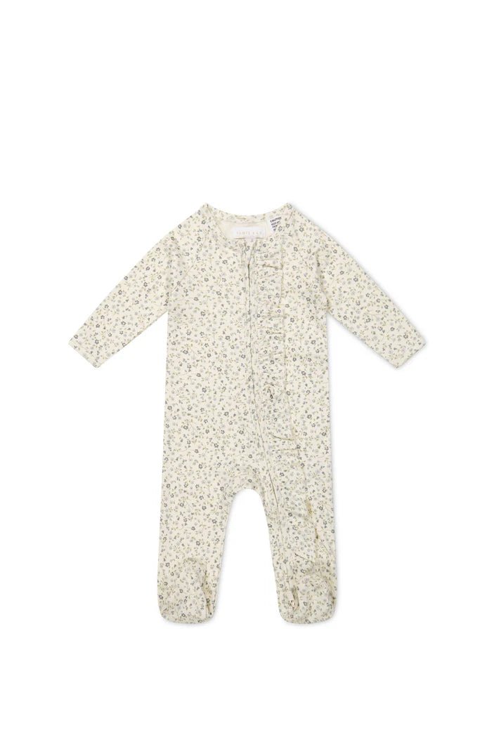 Organic Cotton Melanie Onepiece - Dainty Egret Blues - Mimi et Lion
